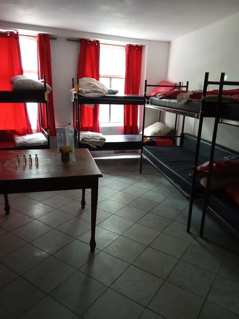 Student room in  with study area and shared facilities