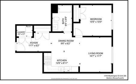 Entire apartment in residence at 3193, Washington St., Unit 206, Jamaica Plain, Boston, MA, 02130, image 17 of 18