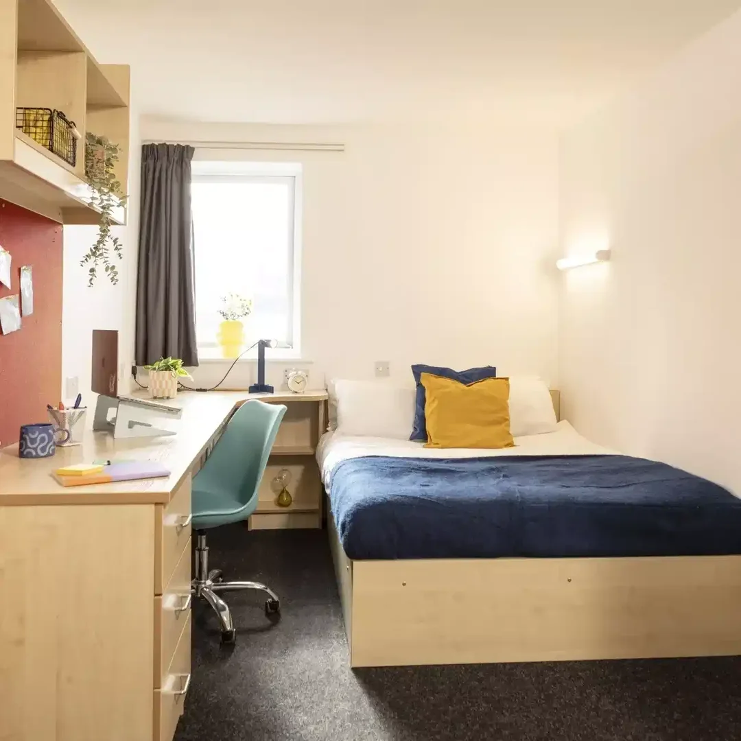 Bright and airy student room with easy university access in 