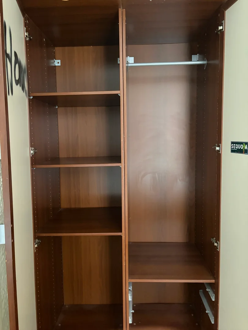 Student room in  with study area and shared facilities