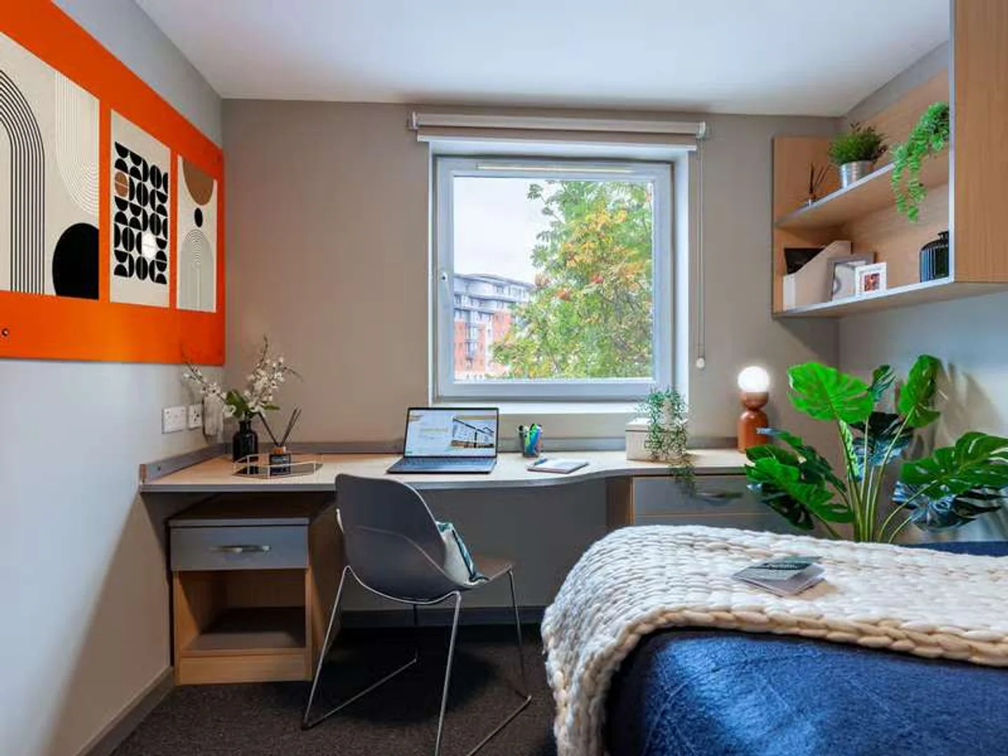 Comfortable and spacious student room in 