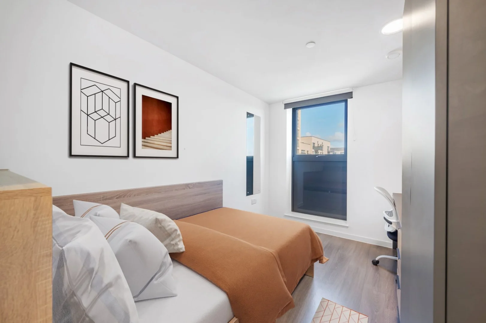 Habitación para estudiantes en  con modernas comodidades