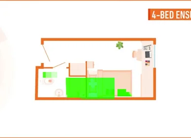 私人房间 在 Clarence Street, 30的图像10