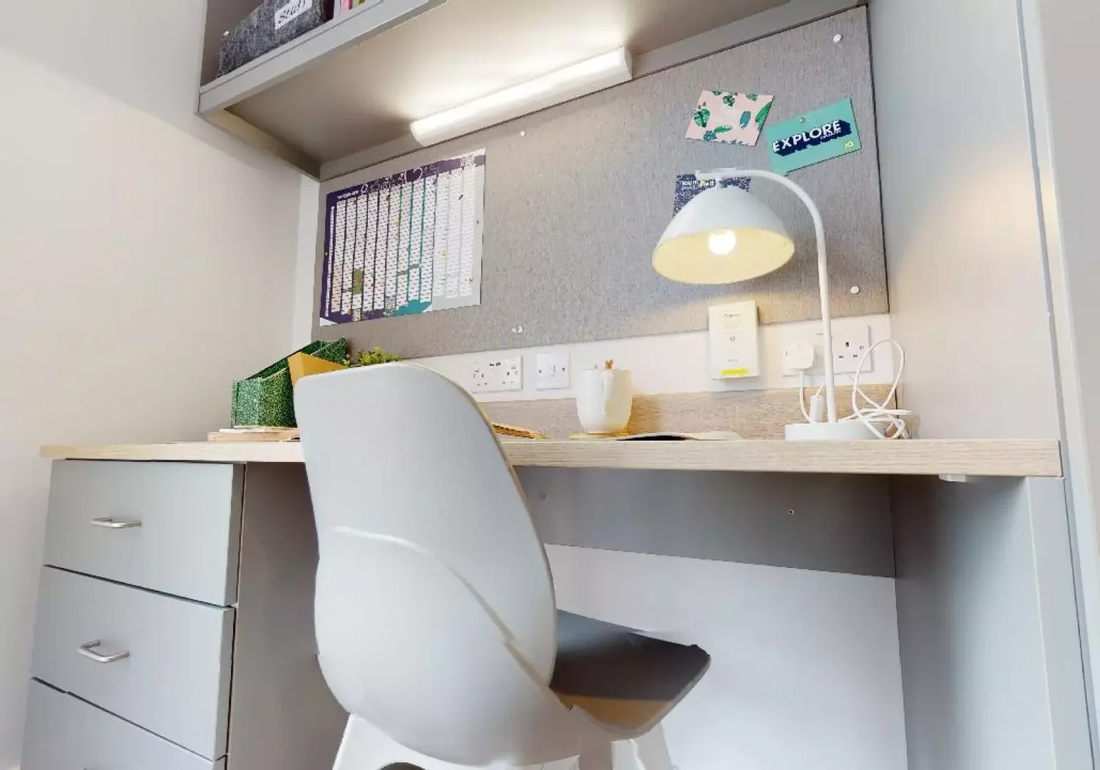 Habitación para estudiantes en con modernas comodidades
