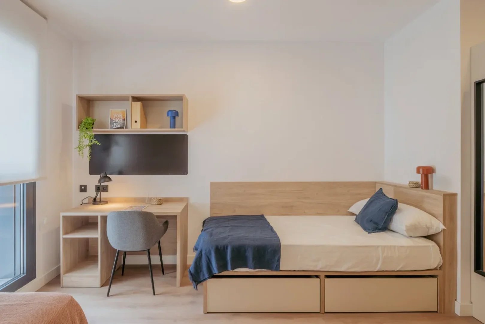 Quarto de estudante funcional perfeito para estudar em 