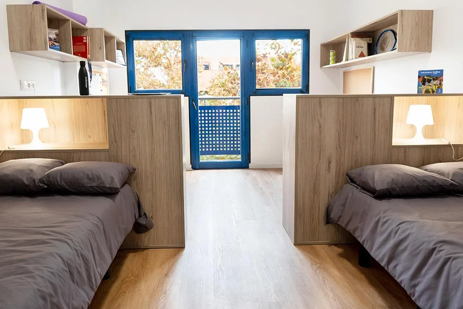 Habitación asequible para estudiantes con buena iluminación en 