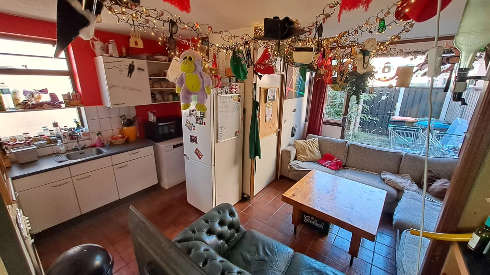 Habitación asequible para estudiantes con buena iluminación en 