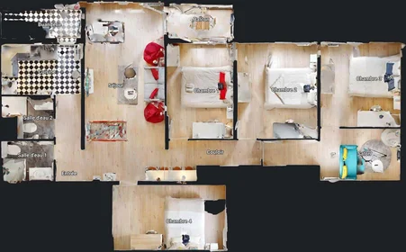 Habitación privada en 12 Rue Joachim du Bellay, 31100 Toulouse, France, imagen 21 de 23