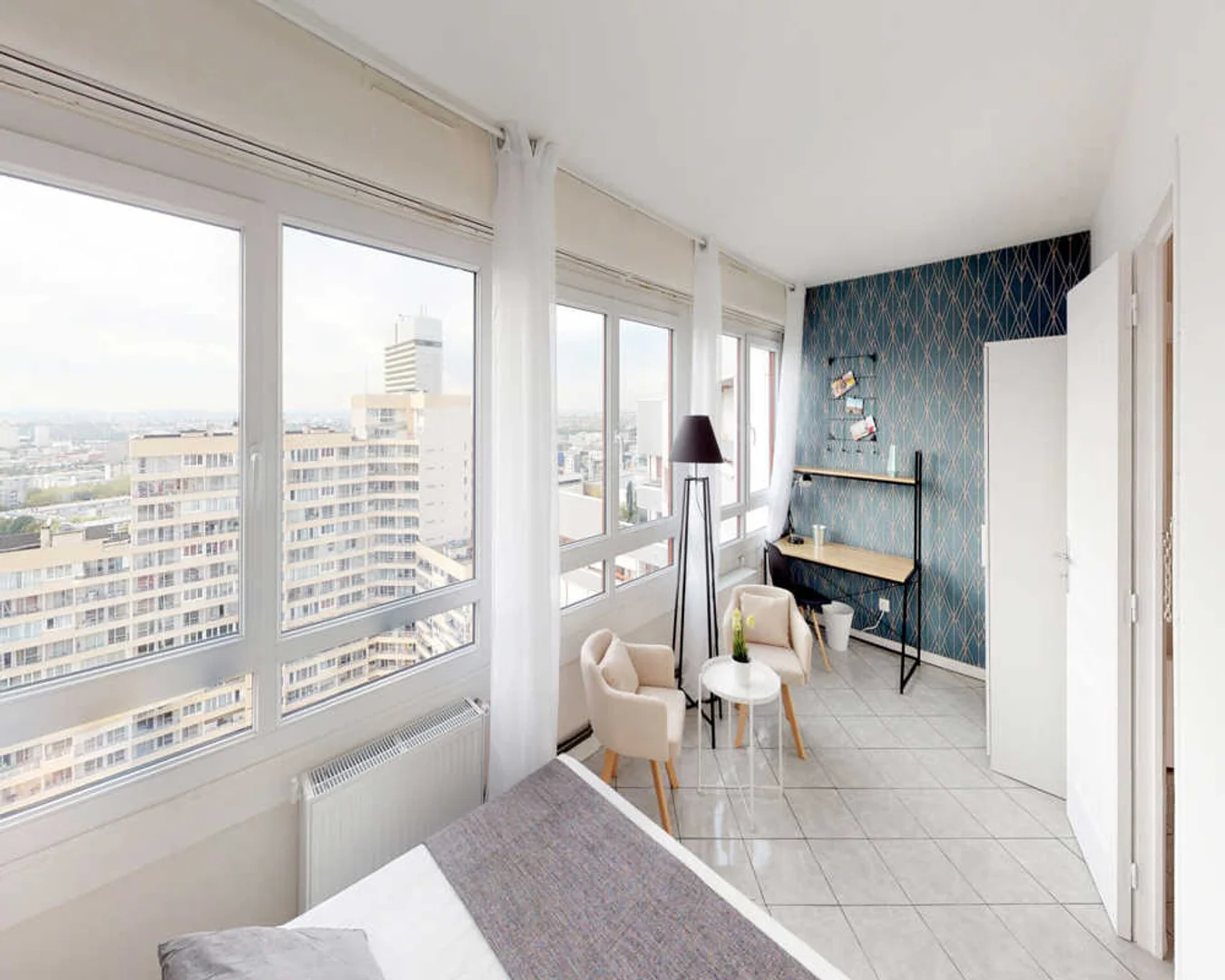 Habitación para estudiantes en  con modernas comodidades