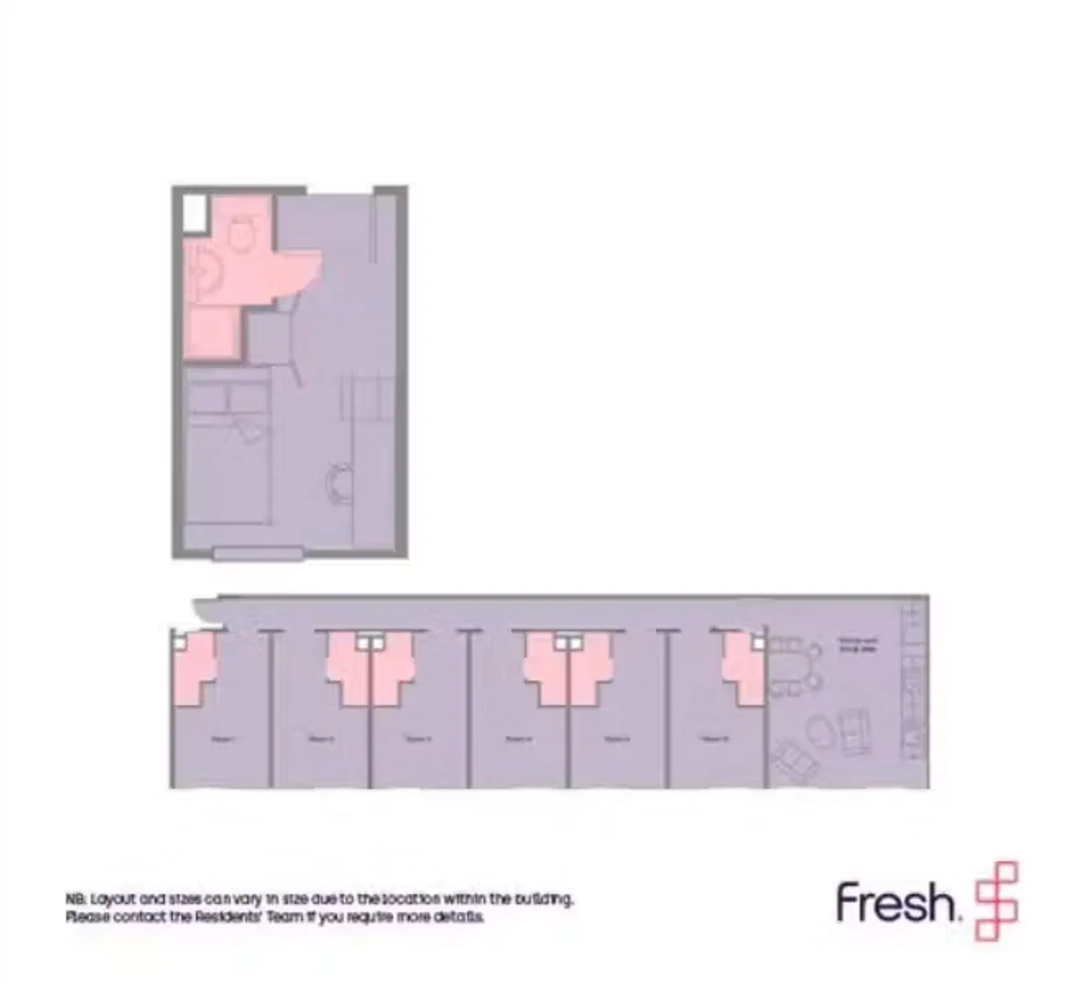 Gemütliches Zimmer für Studenten in 