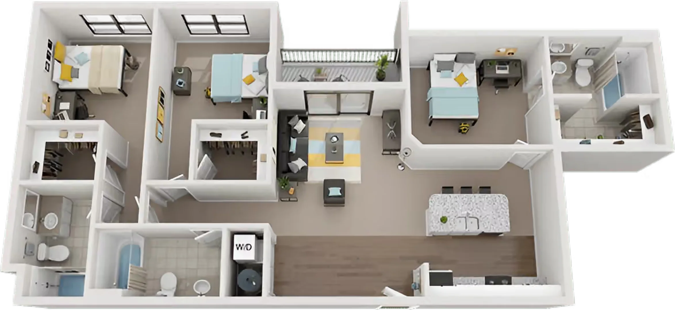 Economical student room with convenient location in