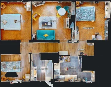 Quarto privado em 4 Rue de l'Abbé Lemire, 76100 Rouen, France, imagem 18 de 18