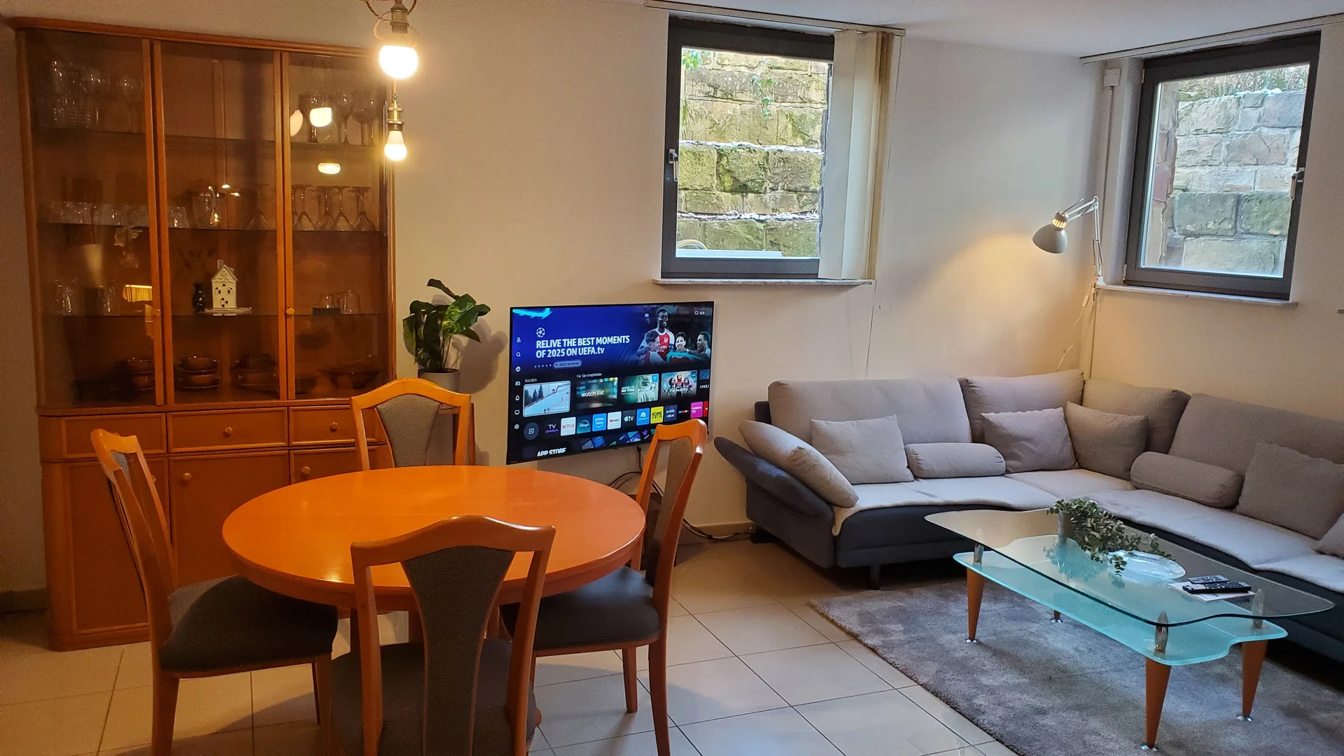 Student room in with study area and shared facilities