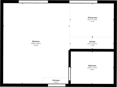 Stanza privata in Chemin du Pavillon, immagine 14 di 14