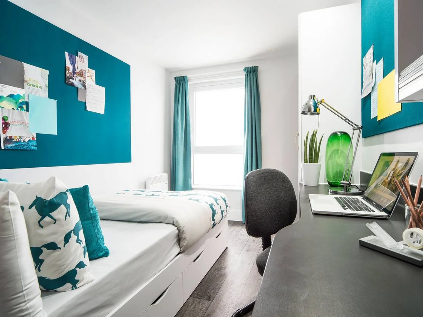 Habitación estudiantil amplia y cómoda en 