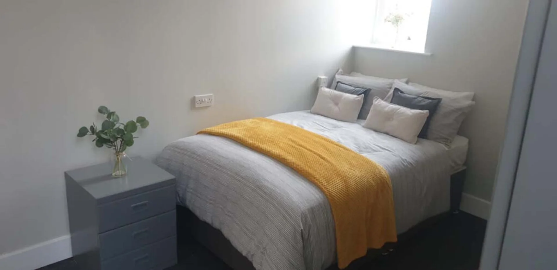Chambre d'étudiant lumineuse et aérée avec accès facile à l'université dans 