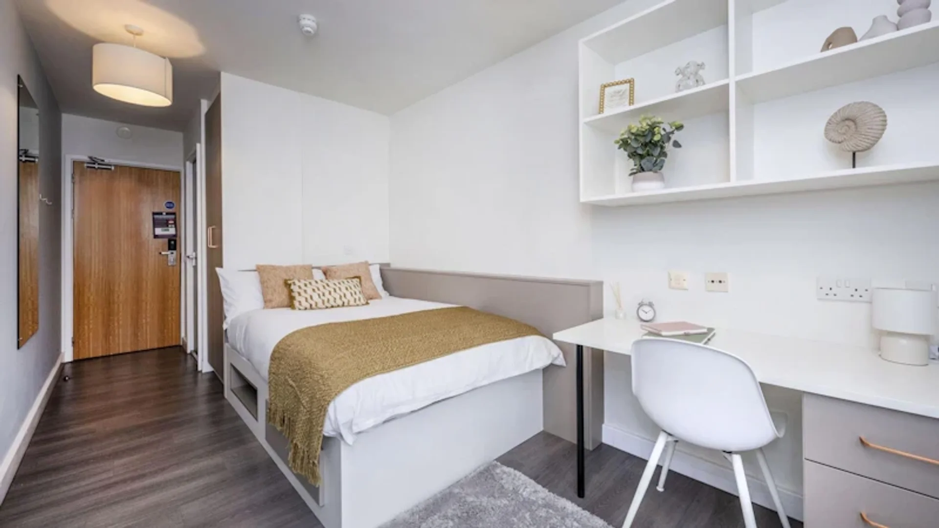 Habitación estudiantil económica cerca del campus en 