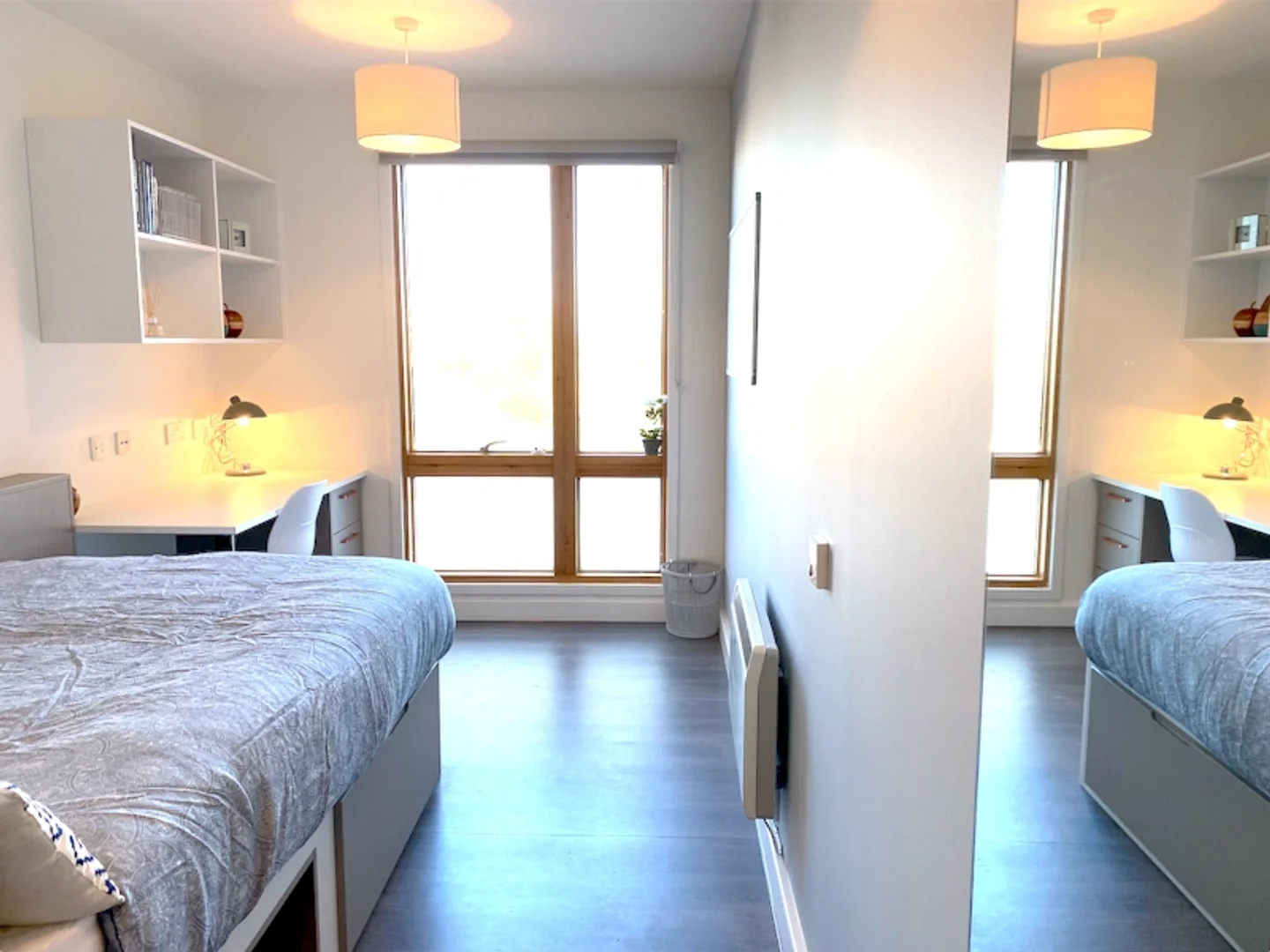 Habitación estudiantil económica cerca del campus en 