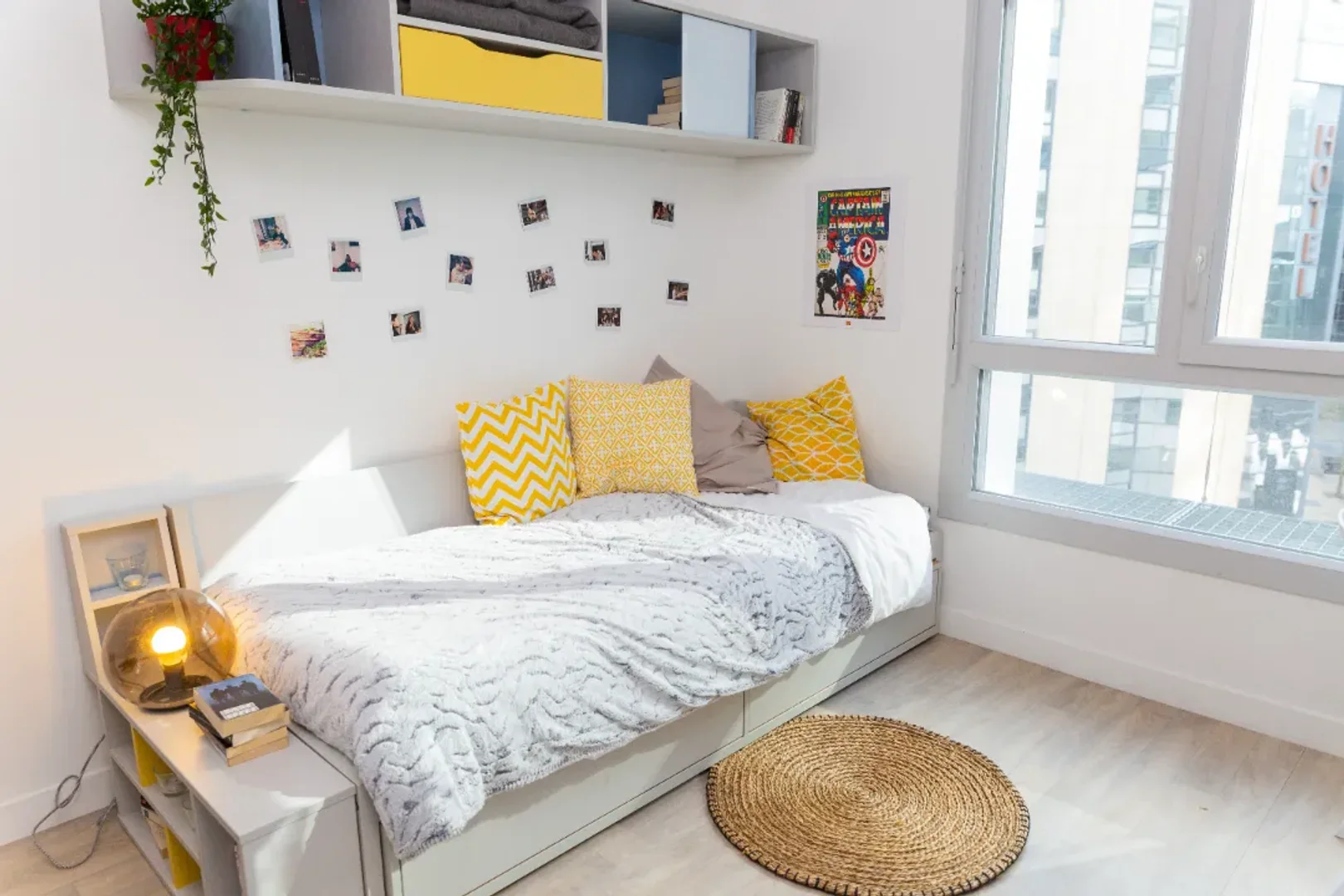 Apartamento estúdio acessível com características essenciais em