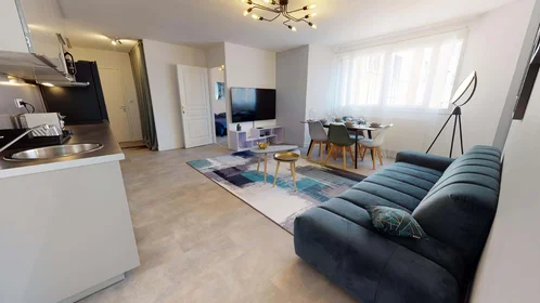 Private room at 67 Rue Hippolyte Kahn, 69100 Villeurbanne, France, image 12 of 15