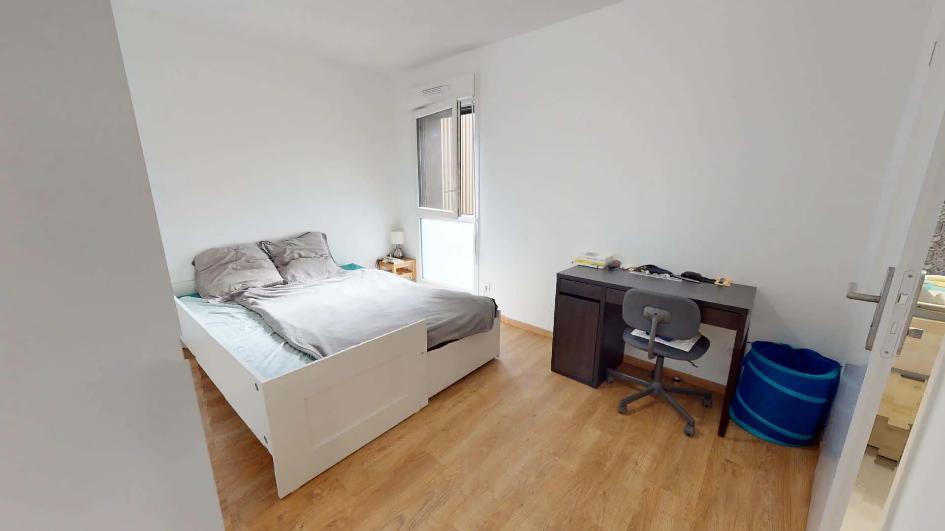 Affordable room for students with ample lighting in