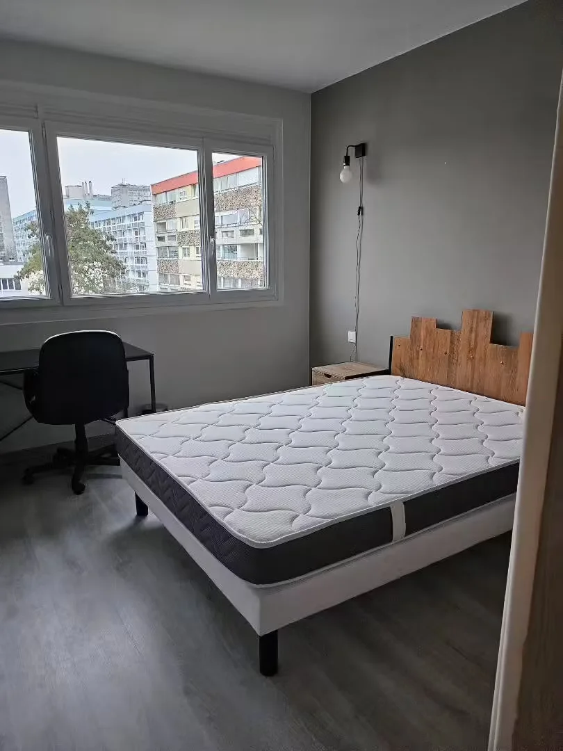 Student room in  with study area and shared facilities