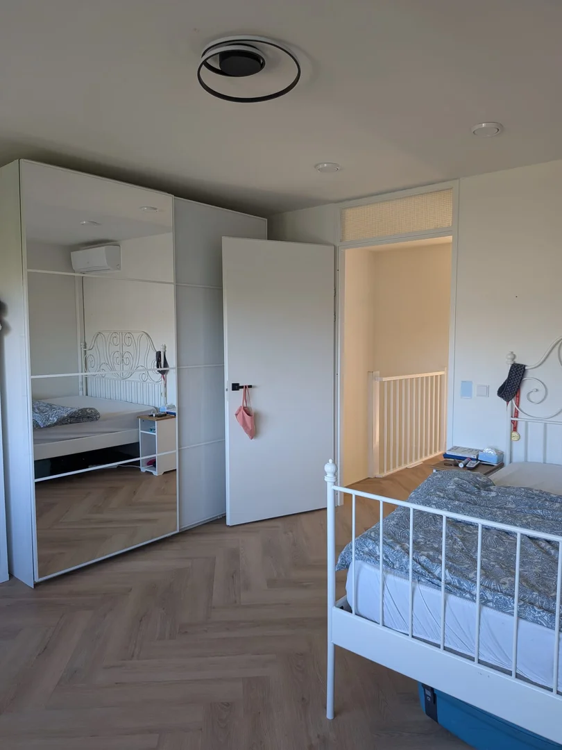 Student room in  with study area and shared facilities