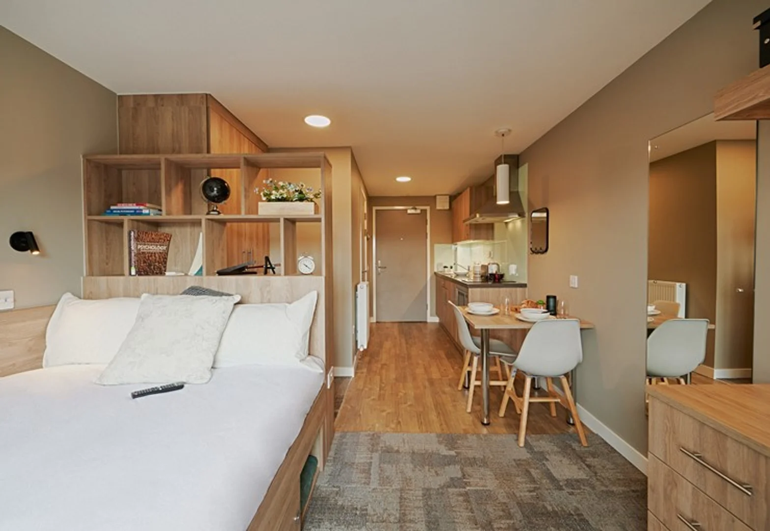 Apartamento estúdio chique perto do campus em 