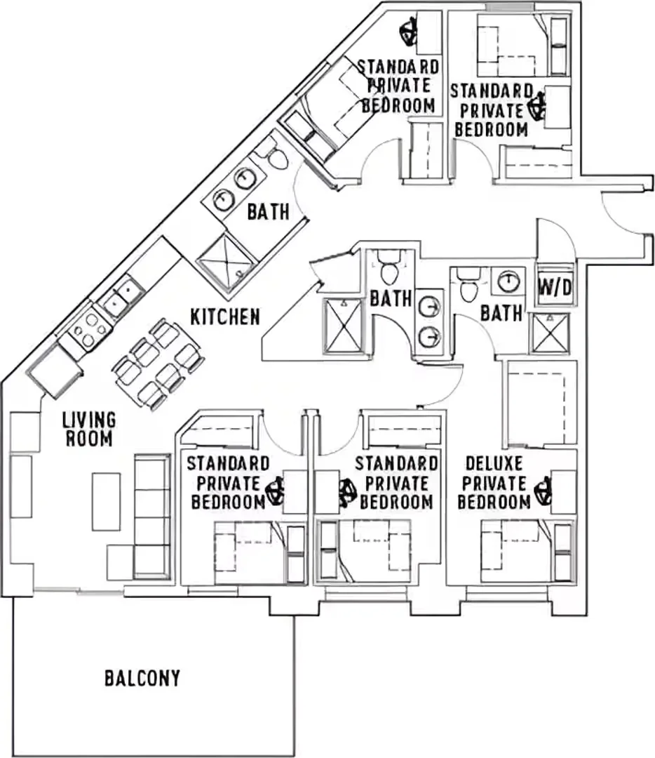 Gemütliches Zimmer für Studenten in 