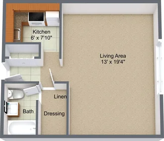 Monolocale in South Cottage Grove Avenue, immagine 1 di 16