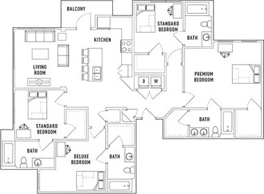 Privatzimmer in der West Abram Street, bild 1 von 21