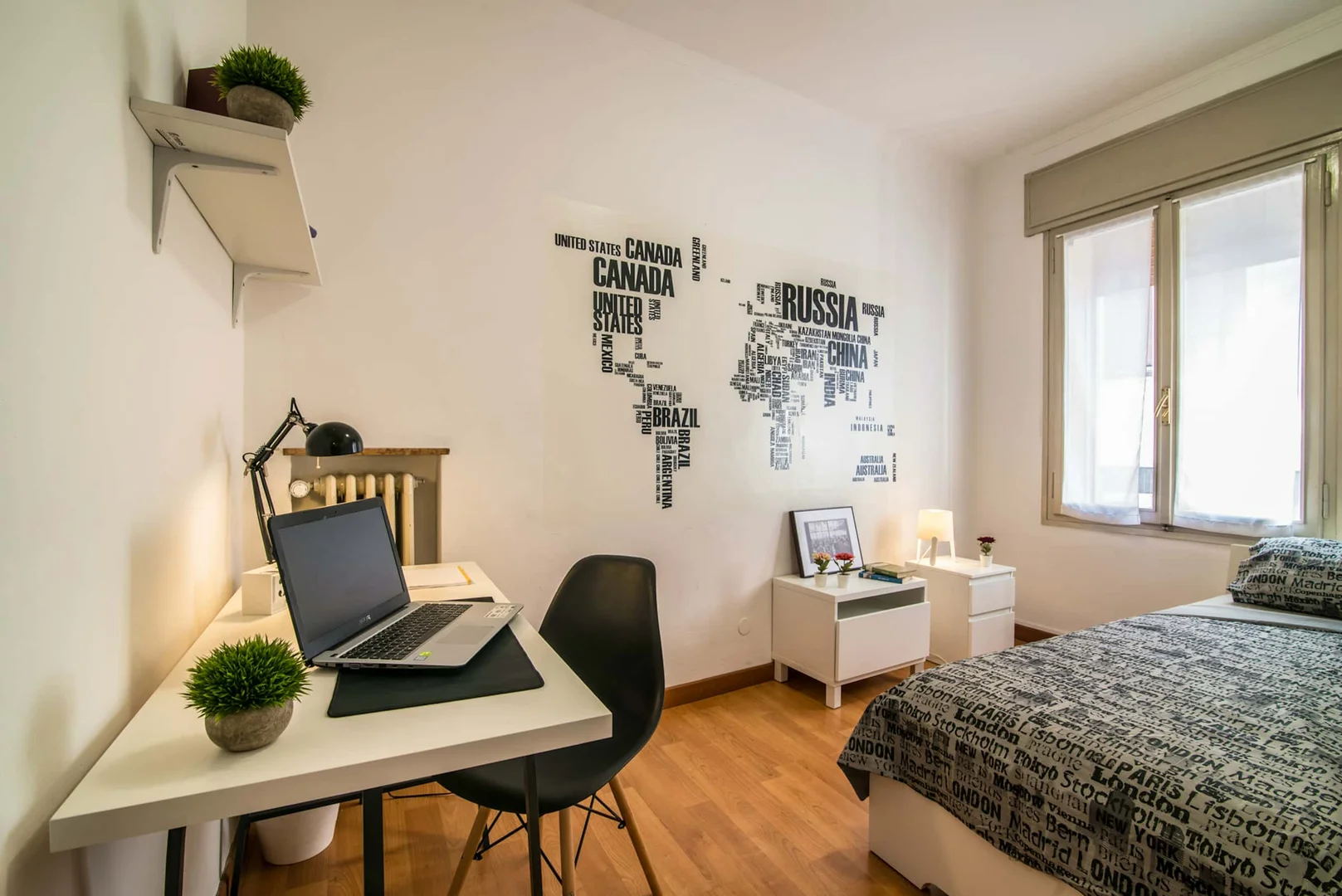 Quarto acolhedor para estudantes disponível em 
