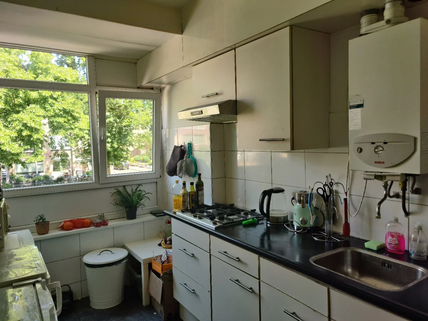 Student room in  with study area and shared facilities