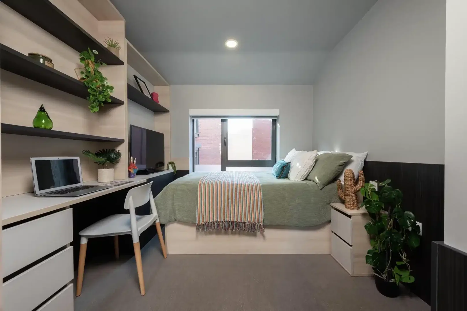 Apartamento estúdio totalmente equipado para estudantes em