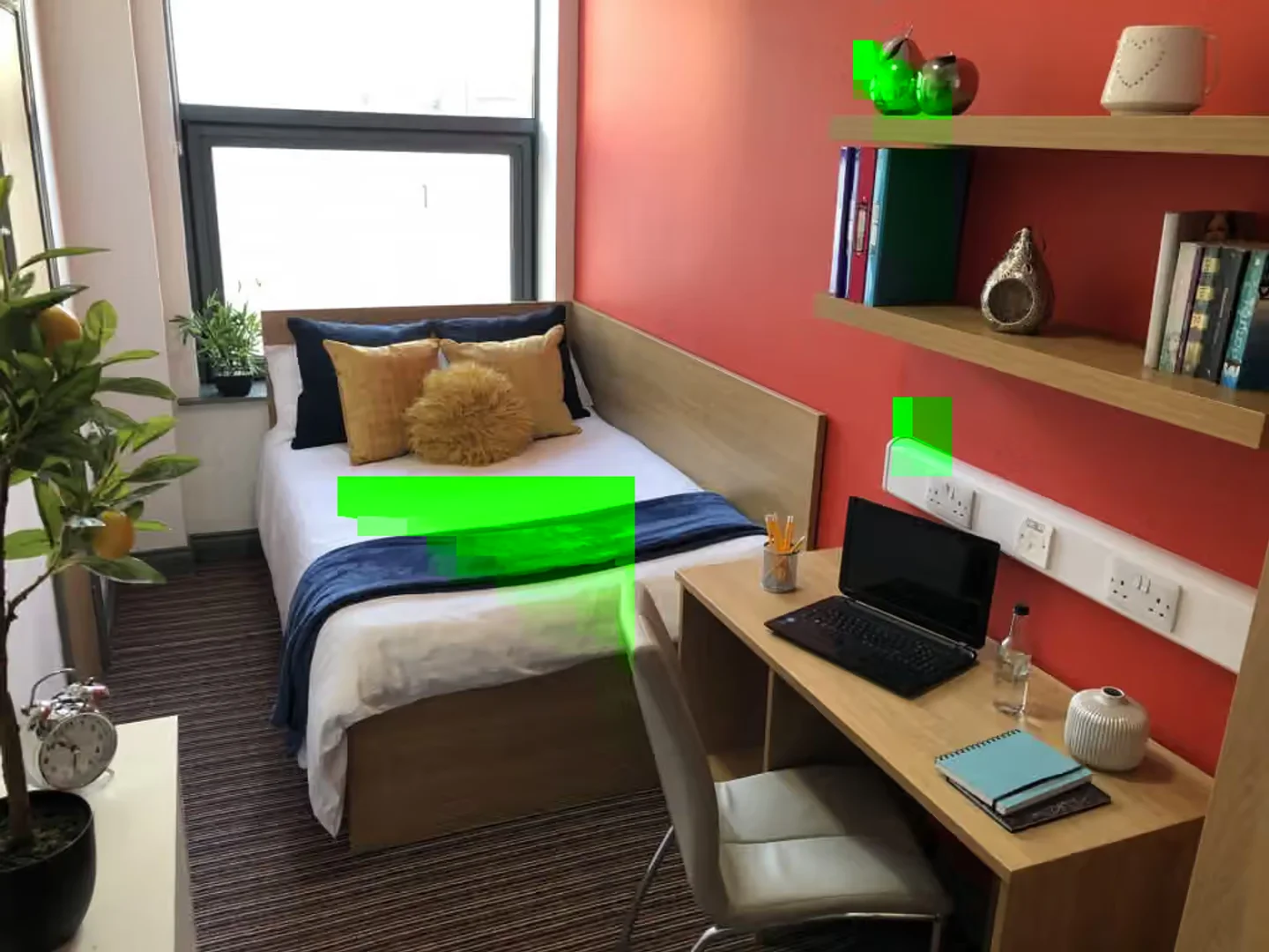 Habitación para estudiantes en  con área de estudio y facilidades compartidas