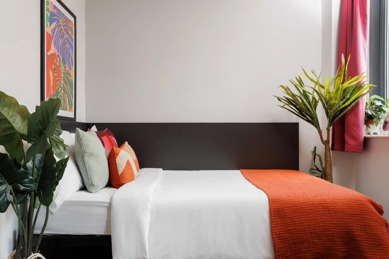 Bright and airy student room with easy university access in 