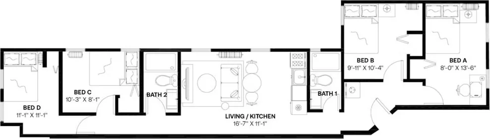 Apartamento inteiro em Saint Nicholas Terrace, Manhattan, imagem 10 de 10