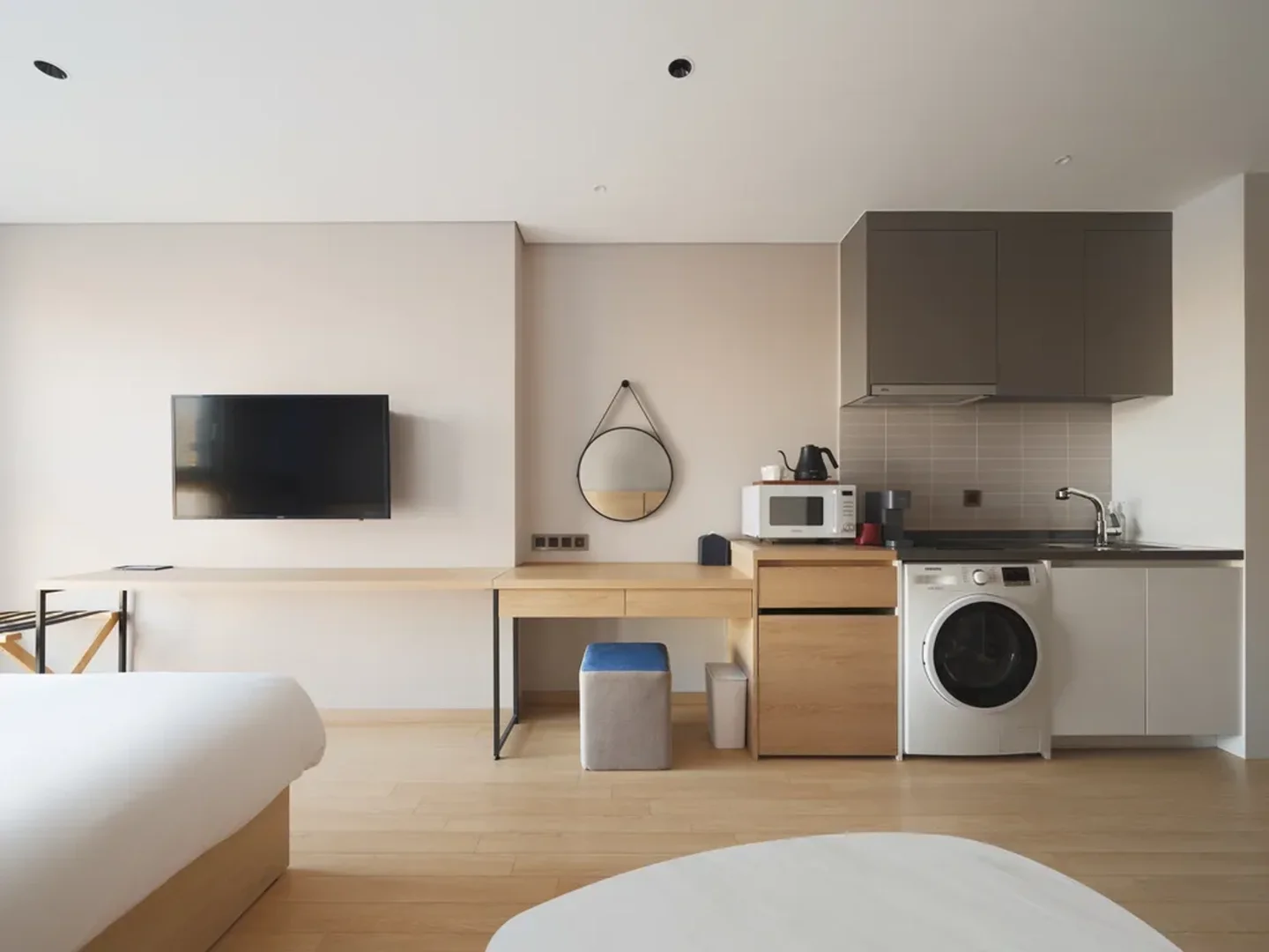Asequible apartamento estudio con características esenciales en 