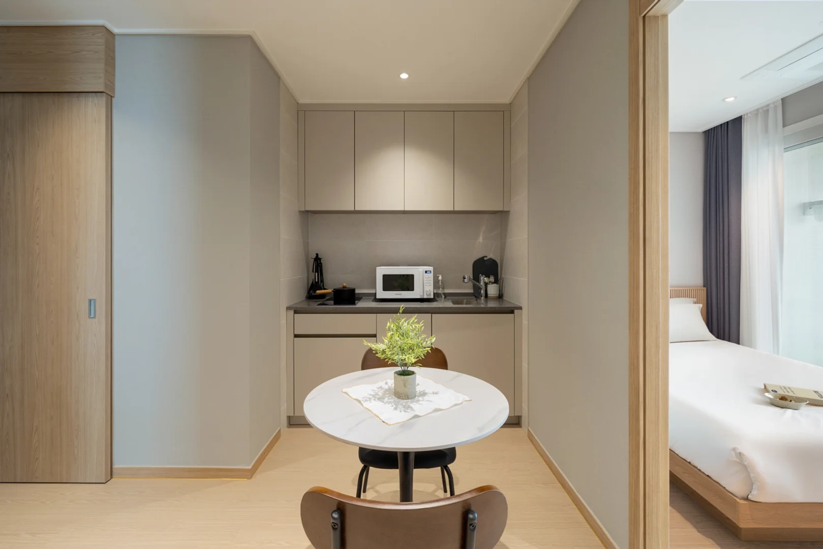 Asequible apartamento estudio con características esenciales en 