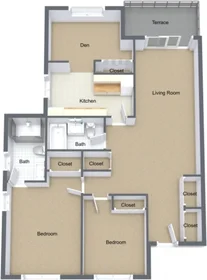 Stanza privata in South Washington Avenue, immagine 2 di 23