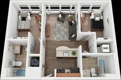 Quarto privado em ME Valentine Drive, imagem 1 de 10