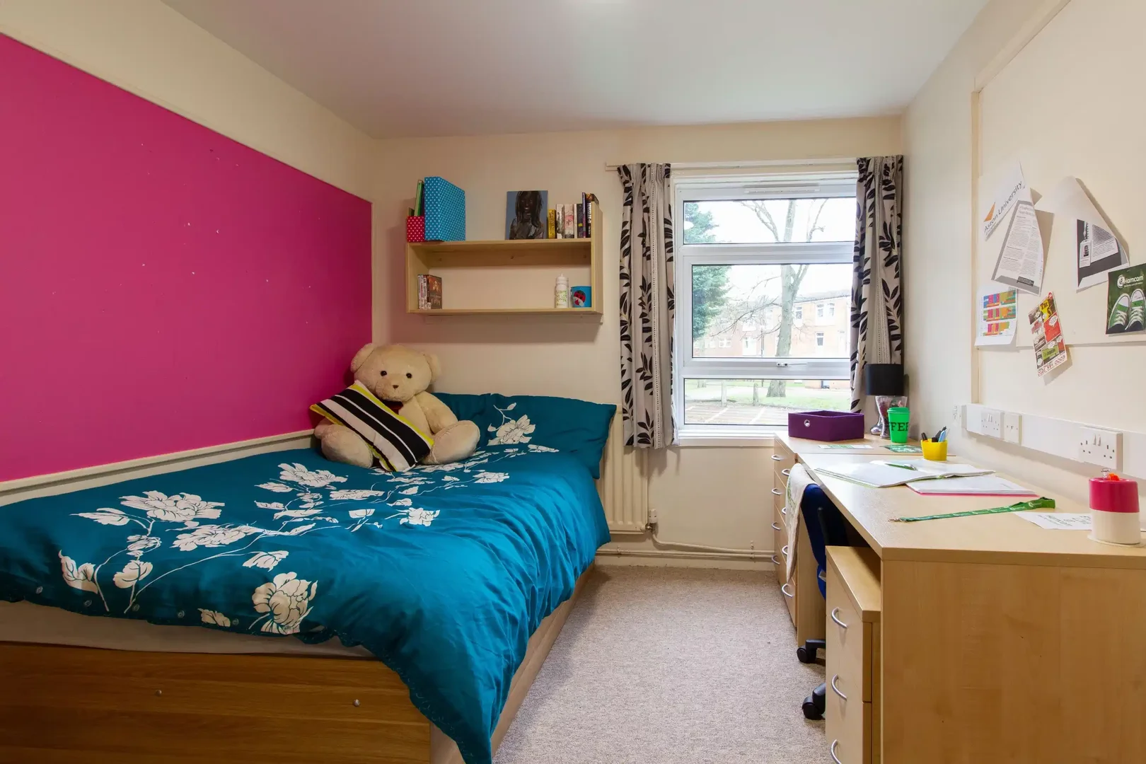 Chambre abordable pour les étudiants avec un bon éclairage dans