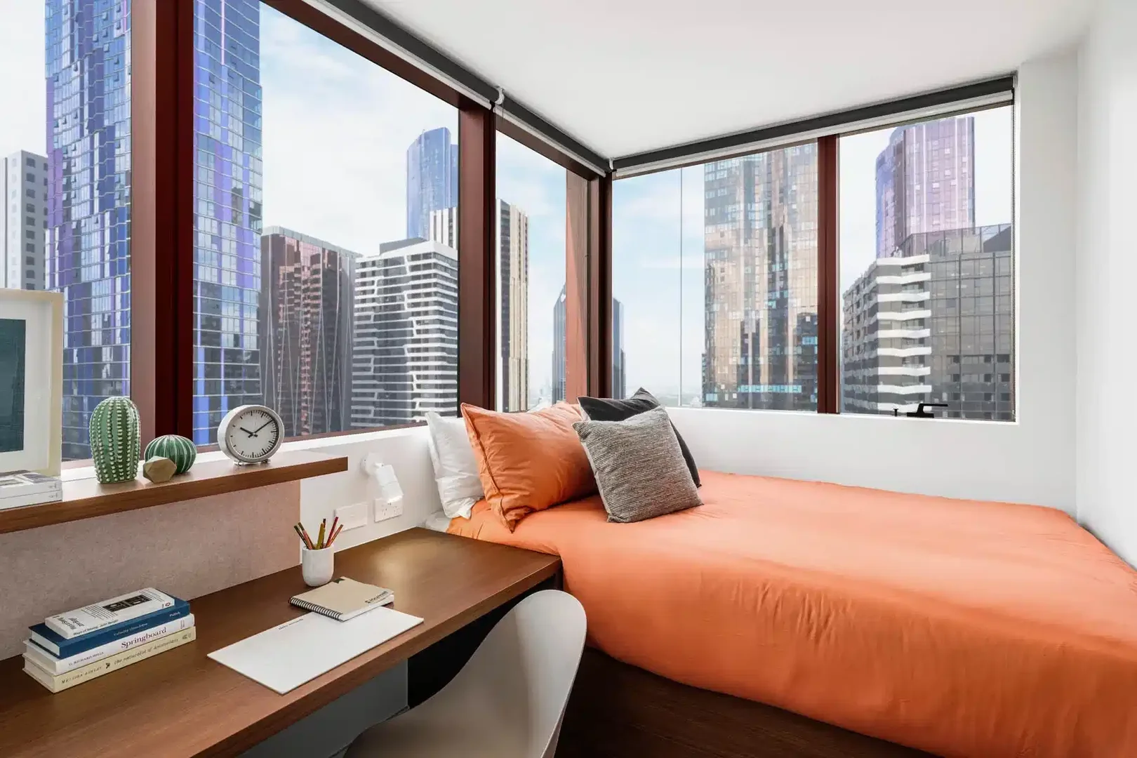 Quarto amigo do estudante em  com comodidades modernas