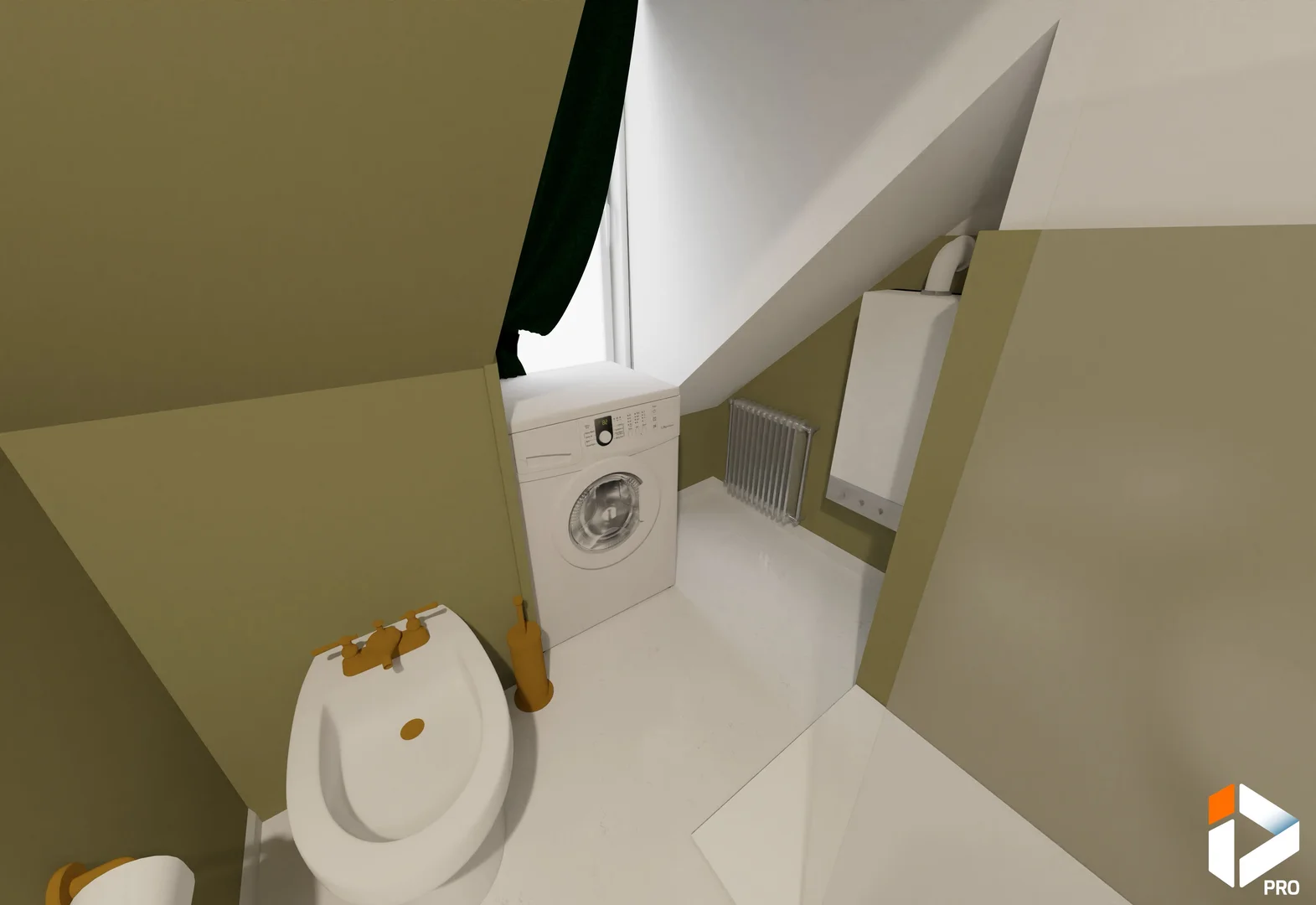 Quarto de estudante económico com localização conveniente em 