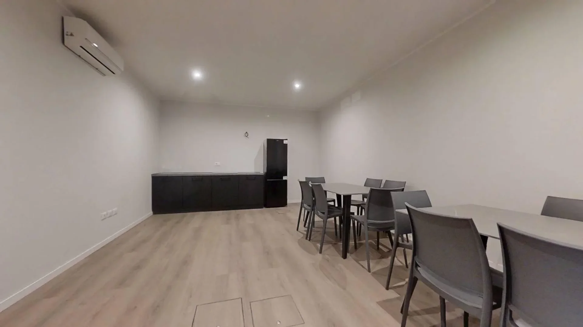Student room in  with study area and shared facilities