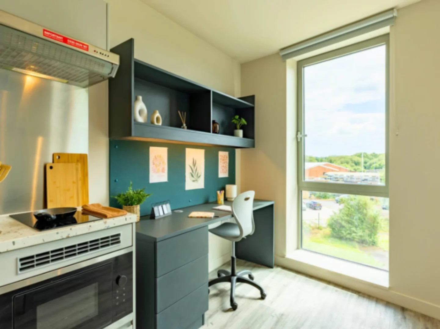 Erschwingliche Studiowohnung mit wesentlicher Ausstattung in 