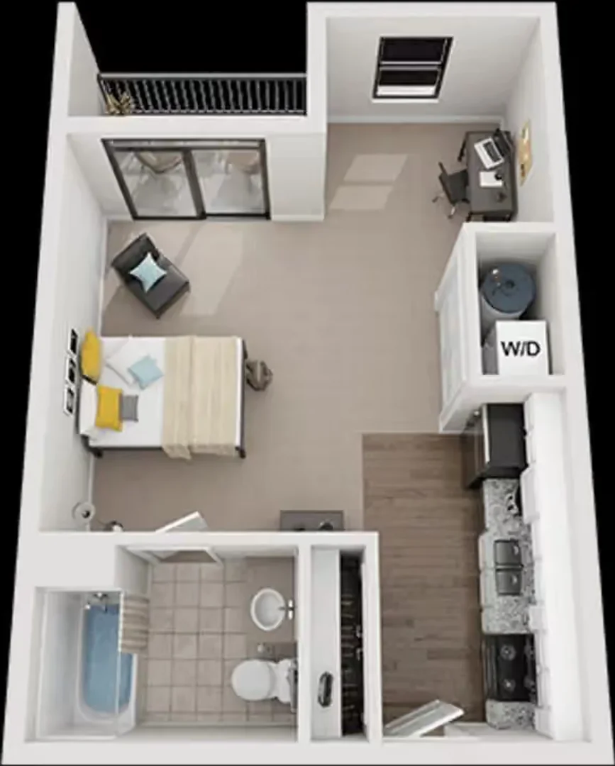 Kompakte Studiowohnung ideal für Studenten in