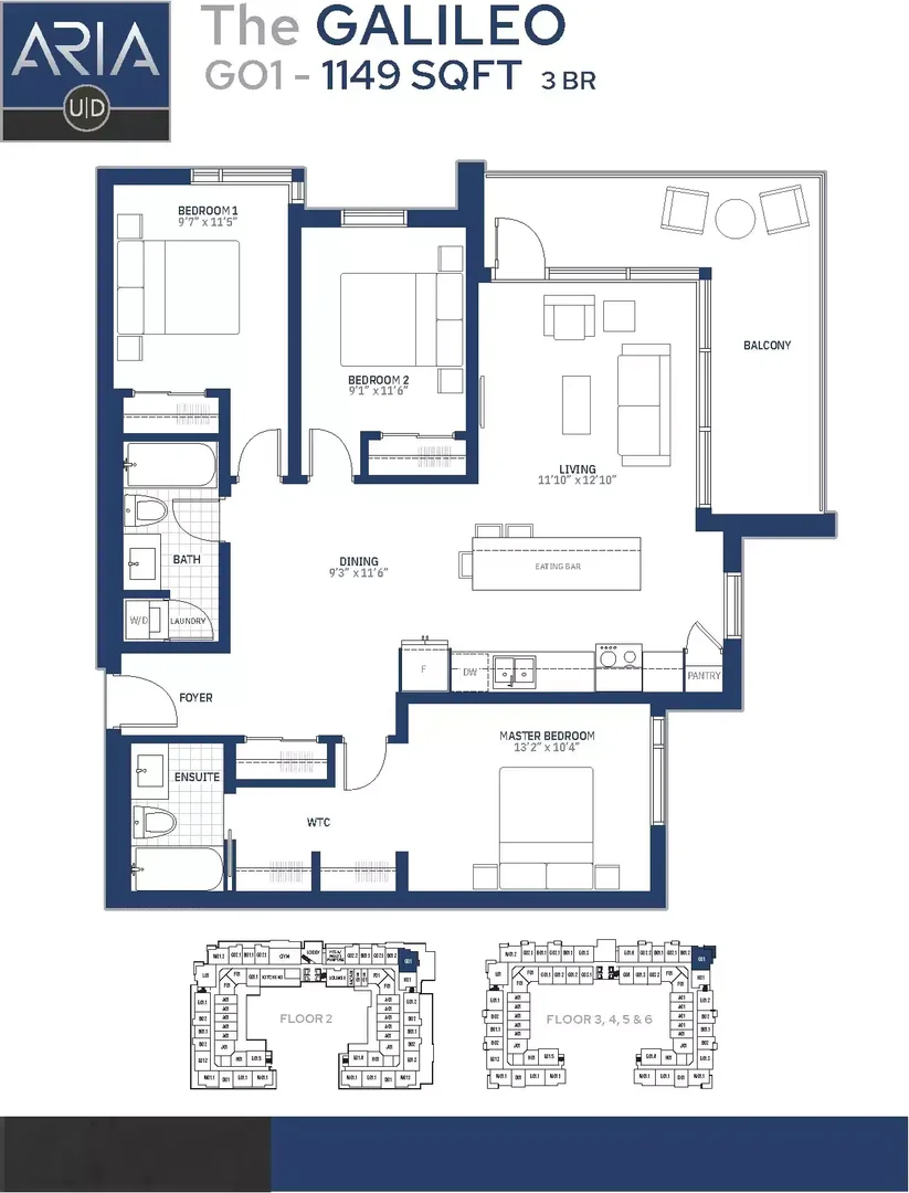 Affordable room for students with ample lighting in