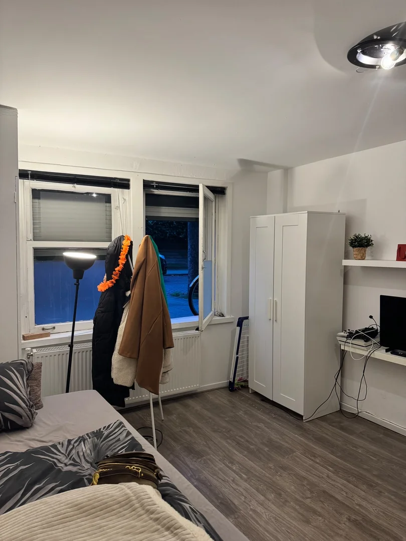 'de etkili düzene sahip minimalist öğrenci stüdyosu