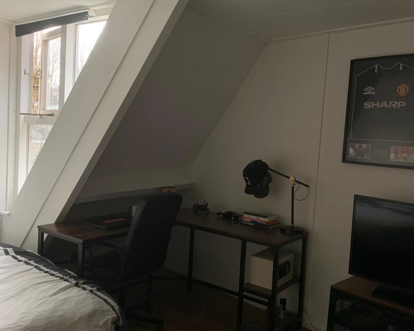 Chambre d'étudiant fonctionnelle parfaite pour étudier dans 